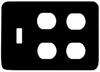 Standard Wall Plate - 53553 - Mulberry Metal Products, Inc.