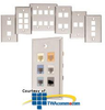 Allen Tel Versatap Stainless Steel Faceplates -- ATBKF-VT - Image