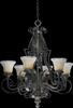 6121-6-13 Mid. Chandeliers-Glass Up - 304406 - Capital Lighting, Inc.