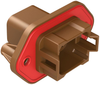 Rcpt Housing, 8Pos, Thermoplastic, Brn; Product Range Amphenol Sine/tuchel - 78Y0436 - Newark, An Avnet Company
