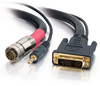 1.5ft RapidRun&reg; Digital DVI-D + 3.5mm Audio Passive Flying Lead -- 2212-42431-002 - Image