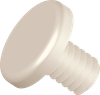 0.690 Standard Unslotted Screw, Nylon, Natural -- APSU690 - Image