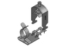 EMC Shield Clamps for C Section Rails C30- with or without Integrated Strain Relief -- 37684