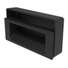 Flush Pull, 1.8 - 3.3 mm  Door thickness, Screw Mount, UL94-HB, ABS Plastic, Black -- P1-30-103-11 - Image