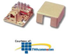 Allen Tel Modular Surface Jack, IDC -- AT625A3