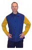 Tillman Blue/Bourbon brown Medium Leather/Kevlar/Cotton Jacket - 3 Pockets - 30 in Length - 608134-92301 - 608134-92301 - R. S. Hughes Company, Inc.