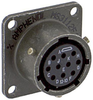 Circular Connector, Receptacle, Size 12, 10 Position, Box; Military Specification Amphenol Industrial - 56K9892 - Newark, An Avnet Company