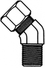 Tube to Pipe Elbow 45° - 67-08-08 - Tompkins Industries, Inc.