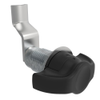 VISE ACTION® Compression Latch, Large Size, Wing, Zinc Alloy, Powder Coated, Black, 43 mm  Grip - E3-1050-145 - Southco