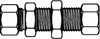 Bulkhead Tube Union -- 62-BH-04-04 - Image