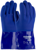 PIP XtraTuff 58-8658K Blue Medium PVC Supported Chemical-Resistant Glove - Rough Finish - 12 in Length - 616314-11936 - 616314-11936 - R. S. Hughes Company, Inc.