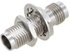 2.4mm Female (Jack) to 2.4mm Female (Jack) Bulkhead Adapter 0.87 inches long, 1.3 VSWR -- FMAD1159 - Image