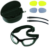 3M Maxim 40678-10000 Polycarbonate Standard Safety Goggle Yellow Lens - Black Frame - Non-Vented - 093045-92987 - 093045-92987 - R. S. Hughes Company, Inc.