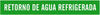 Brady B-946 Green Vinyl Self-Adhesive Pipe Marker - 2 in Character Height - Printed Msg = RETORNO DE AGUA REFRIGERADA - 83415 - 754473-83415 - R. S. Hughes Company, Inc.