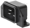Iec C20 Inlet, 16A, 250Vac, Tht, Panel; Iec Connector Type Schurter - 67M9000 - Newark, An Avnet Company