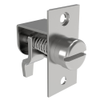 Compression Latch, Self-Adjusting, Large Size, Tool Locking, Slotted Flush Head, 22.2-42.9mm Grip, Steel, Zinc Plated, Bright Chromate - 14-10-74-11 - Southco