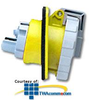 Leviton 125 AC 2P3W Wiring Watertight Pin and Sleeve.. -- 3100R4W - Image