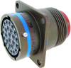 Circular Connector, Receptacle, 26 Position, 16-26, Flange; Military Specification Deutsch - Te Connectivity - 81T7356 - Newark, An Avnet Company
