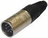 XLR 5 Pin Cable Mt(m) Neutrik Connector - CA-NC5MX - Visual Sound, Inc.