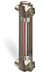 Standard Steel Liquid Level Gage, 4” Centerline, Front Mount 1/2