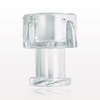 Female Luer Cap, Vented, Clear - 65702 - Qosina Corp.