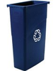 Rubbermaid 354075BL Slim Jim® 23 Gal Blue Recycling - 354075BLRM - Wiper Master, Inc.