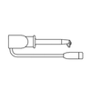 XH Macro-Hook to Banna Socket, 18 AWG PVC Test Lead - 610XH - E-Z-HOOK, a division of Tektest, Inc.