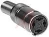 connector,circular microphone,female cable plug,4 socket contact,rated 3 amp - 70144714 - Allied Electronics, Inc.