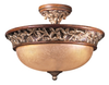 1568-477 3 Light Semi Flush - 1568-477 - Minka Group