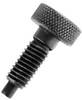 Metric Knurled Knob Hand Retractable Spring Plunger / Non-Locking / Stainless Steel: M12 x 1.75 Thread without Locking Element - 64504X - Te-Co, Inc.