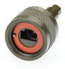 Ruggedized RJ45 Plug, Zinc-Nickel finish, fits cable OD .271-.330 inches -- T5B00012 - Image