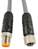 Sensor Cord, 8P, M12 Plug-Rcpt, 9.8 ; Connector Type A Alpha Wire - 48AC6119 - Newark, An Avnet Company