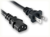 NEMA 1-15P POLARIZED to IEC-60320-C13 HOME // Power Cords // North American Power Cords // 2 Conductor Power Cords -- 1027.072 - Image