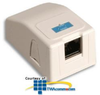 Siemon MX-SM One Port Surface Mount Boxes - MX-SM1 - TelephoneStuff.com