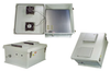 18x16x08 Fiberglass Reinf Polyester FRP Weatherproof Outdoor IP24 NEMA 3R Enclosure, 120 VAC MNT PLT, Solid State Thermostat Heat & Fan Gray - TEF181608-1HFS - Transtector Systems, Inc.