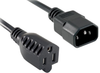 Power Cord, Iec C14/nema 5-15R, 12; Connector Type A Quail Electronics - 72AC4339 - Newark, An Avnet Company