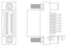 Microminiature & Nanominiature D Connectors - 1-1589490-6 - TE Connectivity