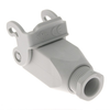Plastic, Rectangular Hood, size 21.21, Single Latch, Top M20 cable entry - MK-VG20 - Mencom Corporation