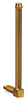 Vented Long Elbow Brass Liquid Level Gage, 9 21/32” Sight Opening, 5/8” Diameter Glass, 3/8” Male NPT Mounting Thread -- B1150-11