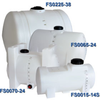 1065 Gallon Horizontal Leg Tank - A-FS1065-56W - Plastic-Mart