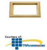 Hubbell 2-Gang Clear Polycarbonate Carpet Flange - S3084 - TelephoneStuff.com