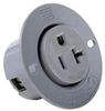 Connector, Power Entry, Receptacle, 20A; Connector Type Legrand Pass & Seymour - 65H7261 - Newark, An Avnet Company