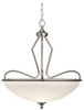 Light Uplight Chandelier - F2658/3BS - Murray Feiss Lighting