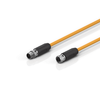 ZK4000-7778-0xxx | Motor connection cable 0.75 mm² with M12 high-power plug (t coded), drag-chain suitable -  - Beckhoff Automation LLC
