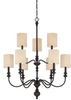 28529-GB Mid. Chandeliers-Drum Shades - 360391 - Capital Lighting, Inc.