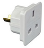 UK to US and Australian Travel Adapter - 9907-W - PowerConnections