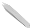 Excelta Three Star Utility Tweezers M-H-SA - Stainless Steel Straight Strong Point Tip - 0.02 in Tip Width - 3 1/2 in Length - 0.01 in Thick - EXCELTA M-H-SA - R. S. Hughes Company, Inc.