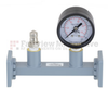 WR-62 Waveguide Pressurizing Section 4.25 Inch Length with UG-419/U Square Cover Flange from 12.4 GHz to 18 GHz -- FMWSP1005 - Image