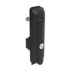 Swinghandle Latch, Medium Size - 125 mm , Without Padlock Hasp, Use with Linear Actuator, CH 300 Key, Sealed, Zinc Alloy, Powder Coated, Black - H3-50-102-150 - Southco