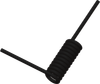 Coiled Flexible Tubing, 90 Shore A, Black Opaque - AP02TC252P2BK - ARKPLAS